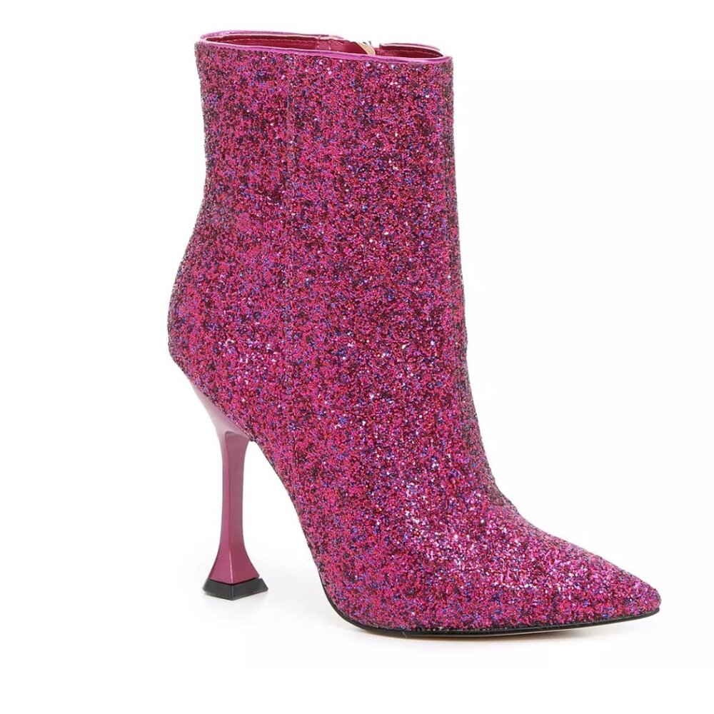 ✨ Marc Fisher Stolla boots in Glitter, Metallic, Pink ✨